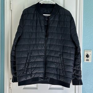 Guess Black Logo Puffer Jacket size Men’s Large